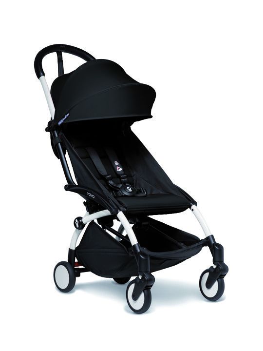 Babyzen YOYO2 Stroller White Frame with Black 6+ Color Pack image number 1